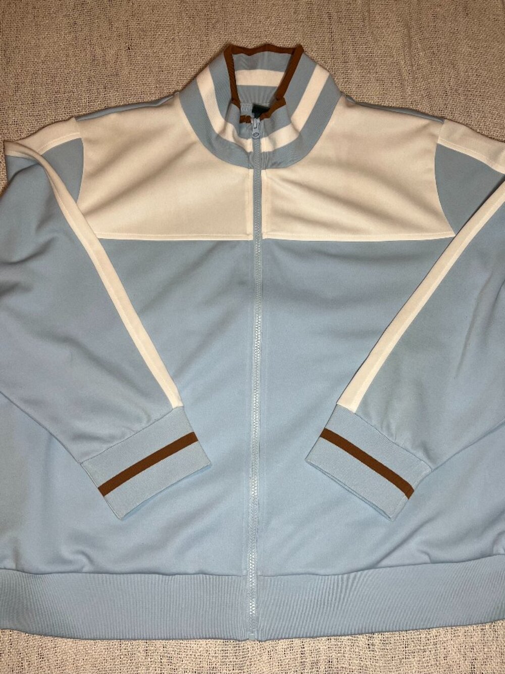 Wild Fable 3X Light Blue Colorblock Track Jacket – Retro Y2K Sporty